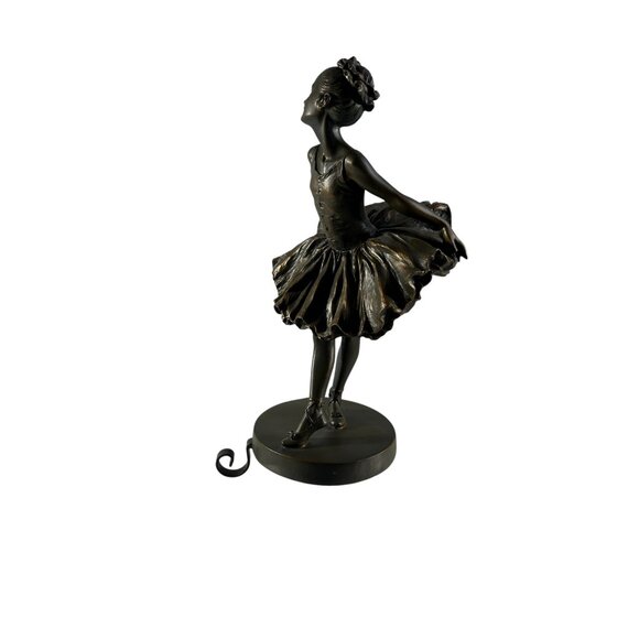 Ballerina Stocking Holder Faux Bronze Elegant Christmas Mantel Dancer Ballet - Picture 2 of 10